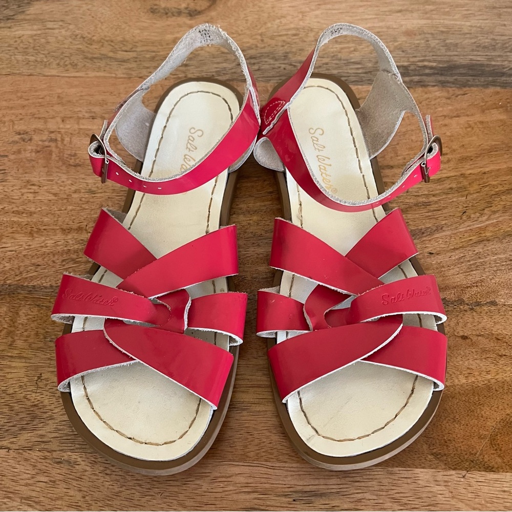 Salt-Water By Hoy Shoe The Original Pink Sandal Size 8